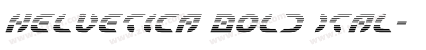 Helvetica Bold Ital字体转换